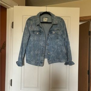 Mudd Floral Denim/Jean Jacket.